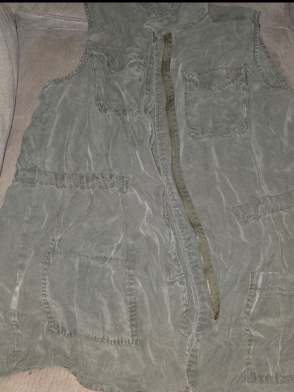 a new day Olive Green Sleeveless Utility Tank